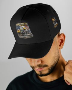 “Proud To Re American” Branded Cap Black