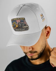 “Built To Last” Branded Cap White